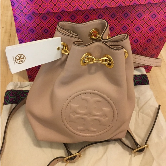 tory burch mini fleming bucket bag